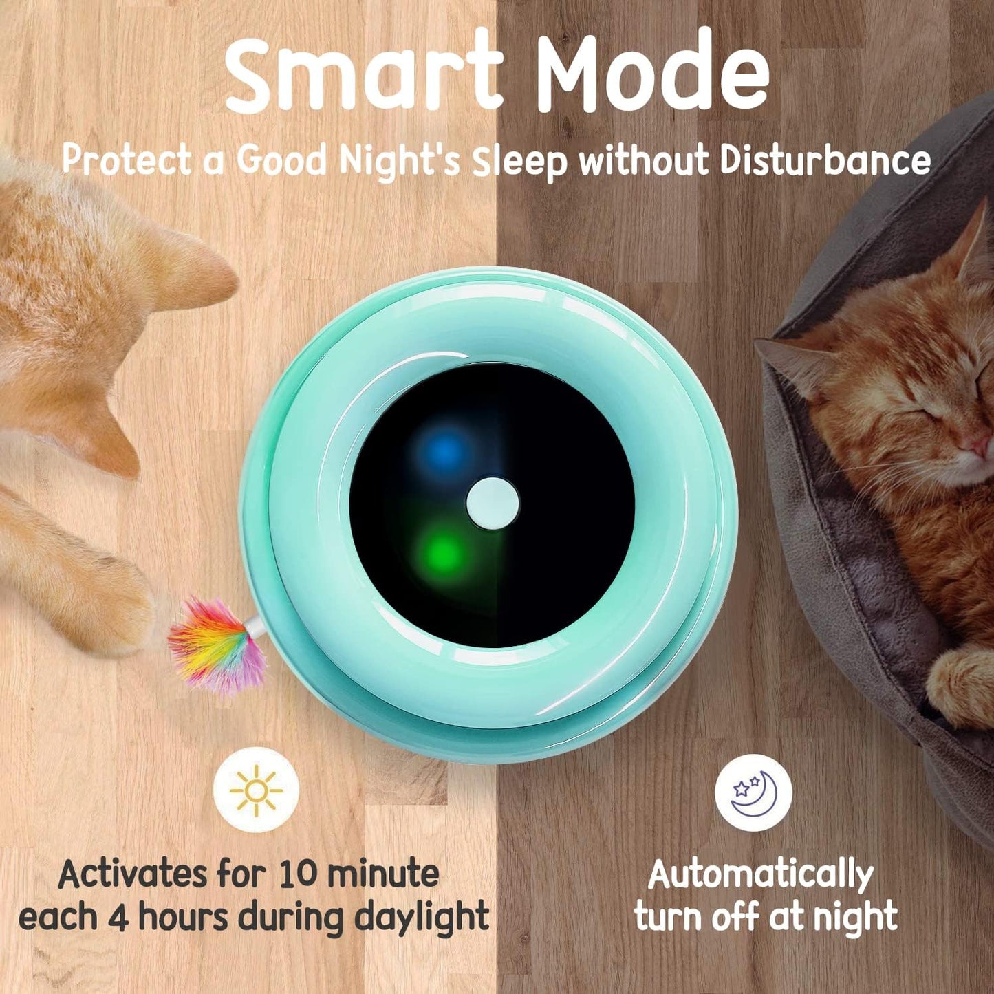  2-In-1 Interactive Cat Toys for Indoor Cats