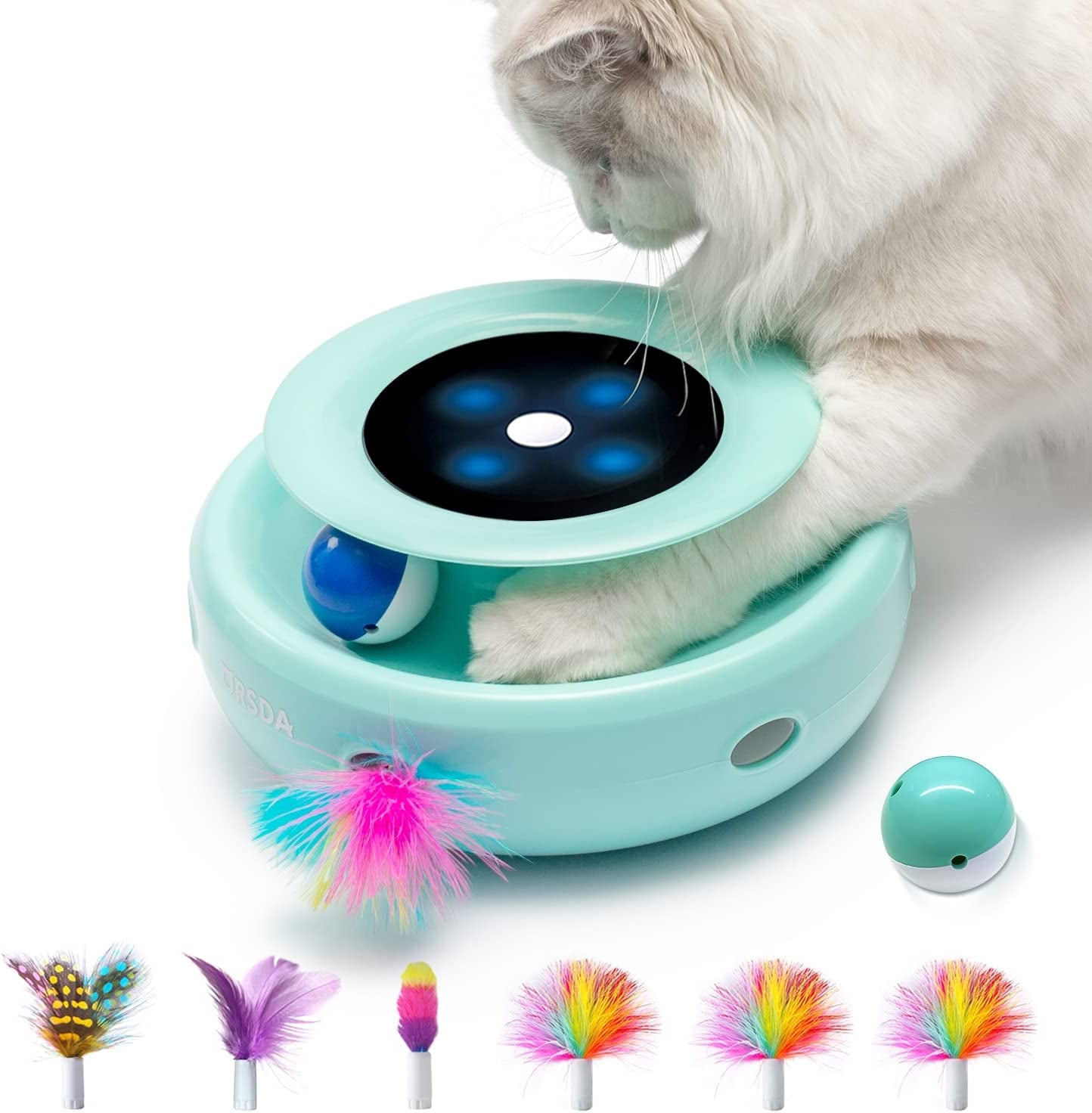  2-In-1 Interactive Cat Toys for Indoor Cats