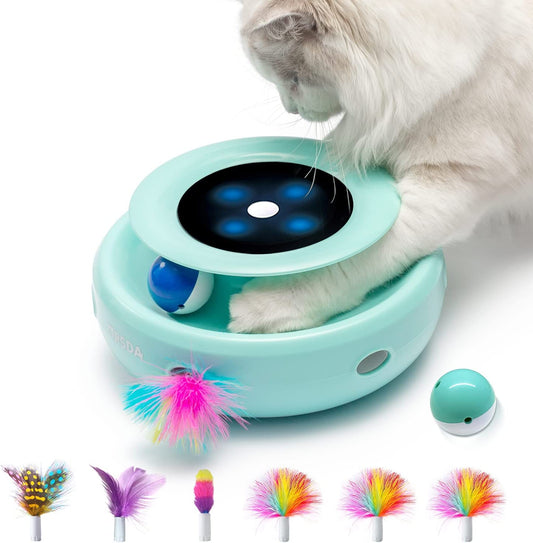  2-In-1 Interactive Cat Toys for Indoor Cats