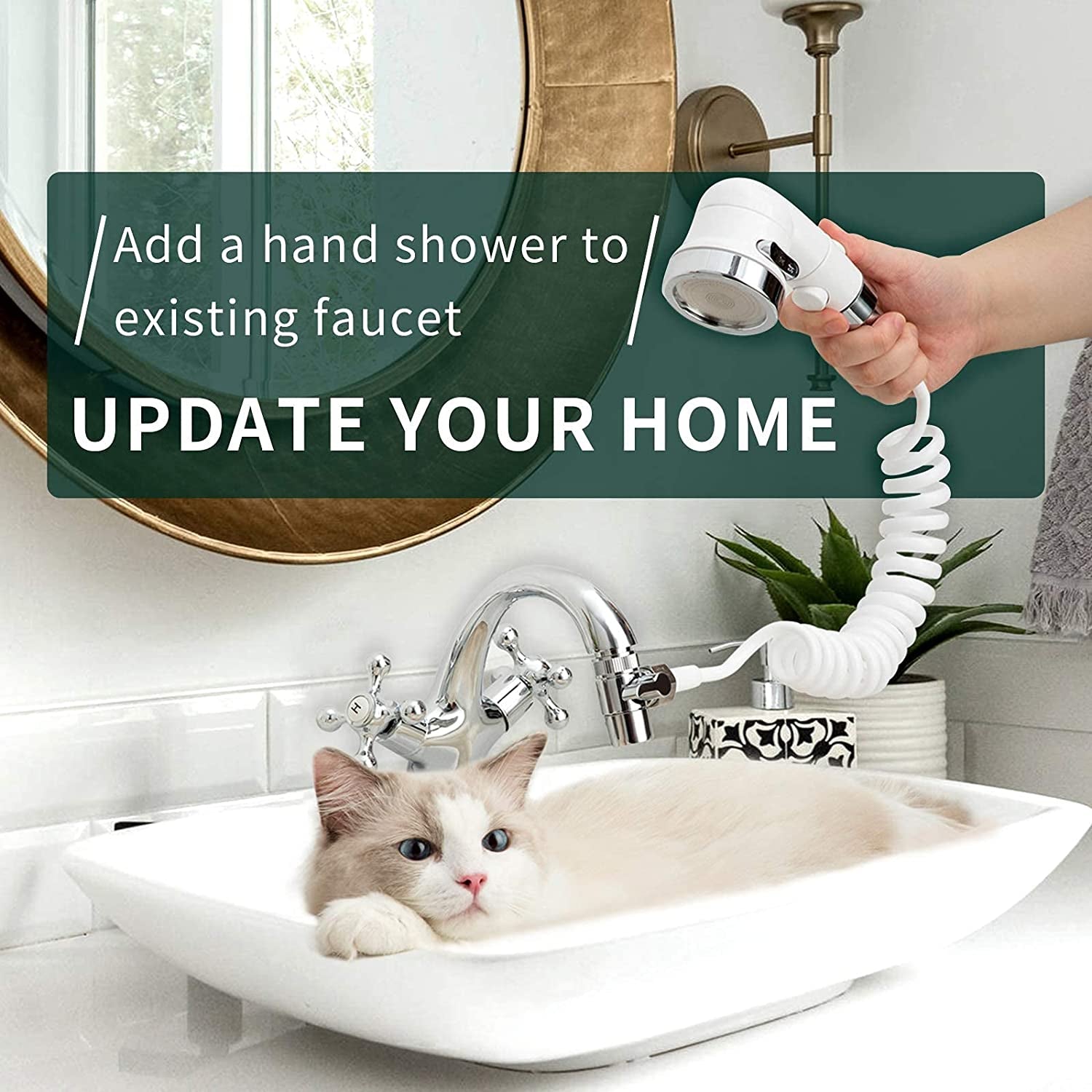 Transform Your Bath Time: The Ultimate Sink Faucet Shower Spray Attachment for Easy Pet Bathing & More!