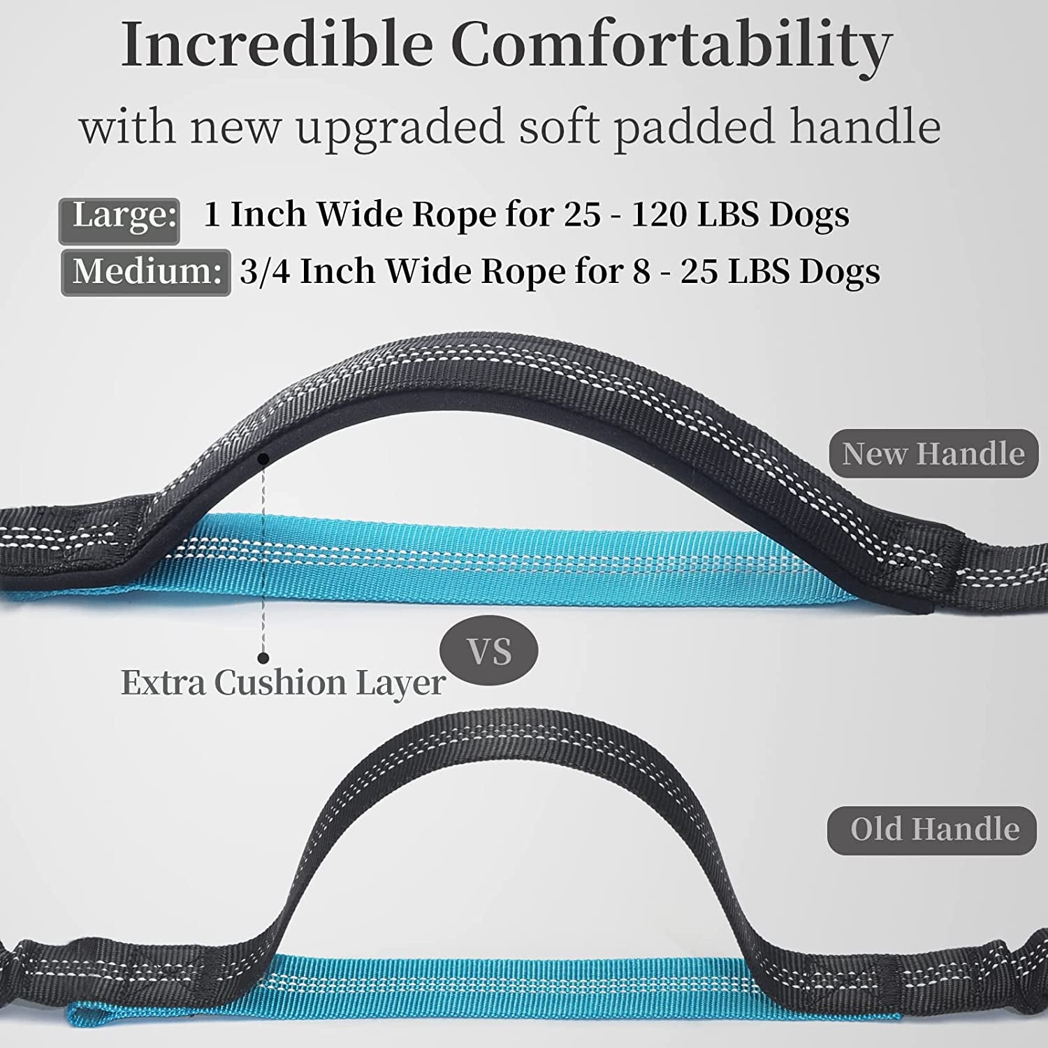 Hands Free Dog Leash with Zipper Pouch